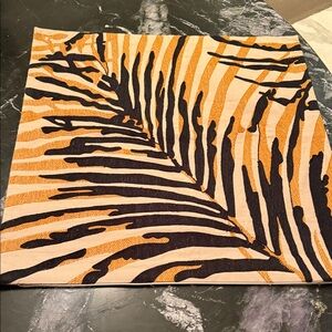 CB2 Embroidered Botanical Pillow Cover